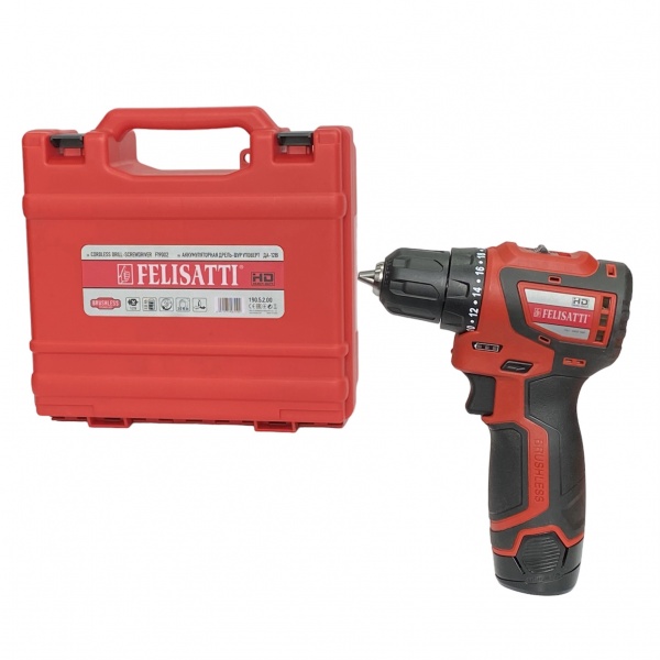 Шуруповерт аккумуляторный Felisatti ДА-12В/F19002