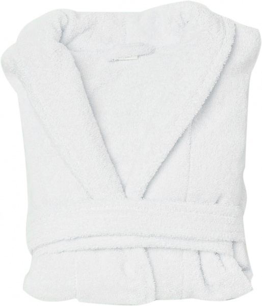 Халат махровий Saffran універсальний 16/1 р. M білий УХ000002754