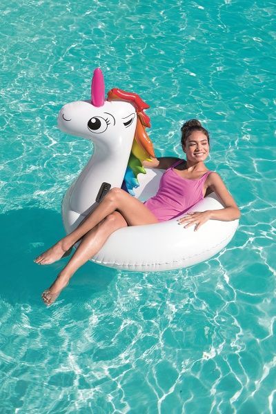 Круг Bestway 36123 136х131см Единорог