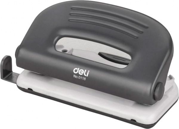 Дырокол 0118 микс с линейкой Deli