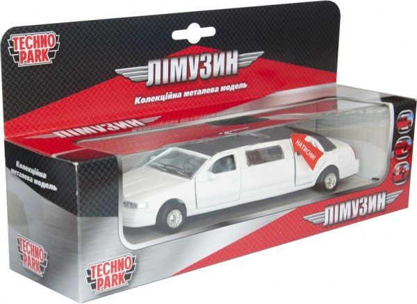 Машинка Технопарк Лимузин белый SL970WN