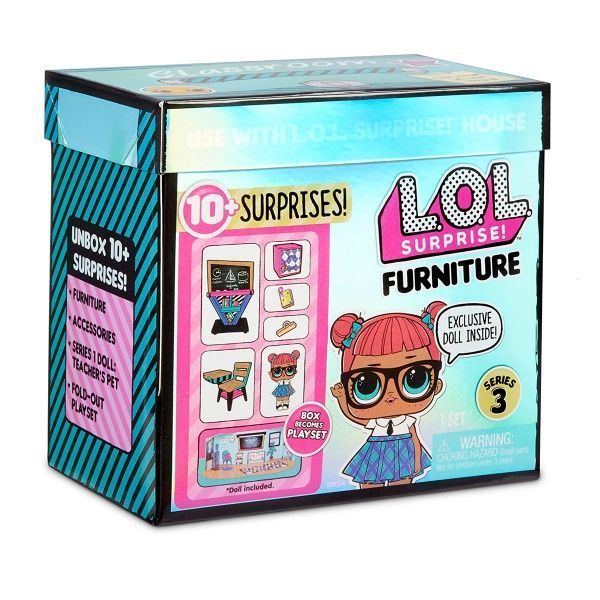 Набор с куклой L.O.L. Surprise! серии Furniture S2 Клас умницы