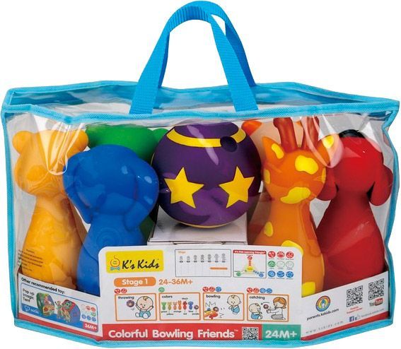 Іграшка розвивальна боулінг кольоровий KA10366-PG