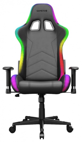 Крісло GamePro Hero RGB Black (GC-700/2-Black) чорний 