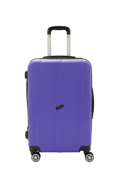 Чемодан 70 л фиолетовый MCS V358 на 4 колесах M 24