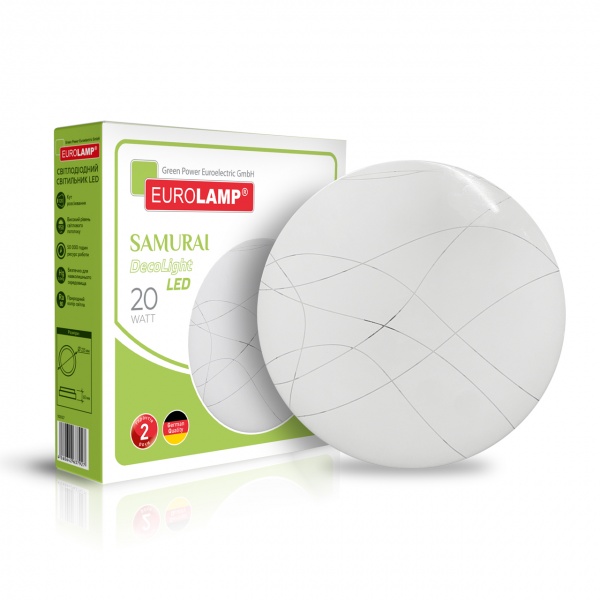 Світильник настінно-стельовий Eurolamp з візерунком LED-NLR-20W-T23 