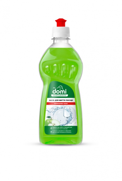 Средство для ручного мытья посуды Domi Яблоко 0,5л