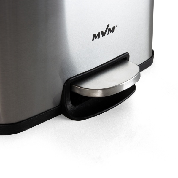Ведро с крышкой MVM BIN-15 30L SS STEEL SQUARE 30 л стальной 