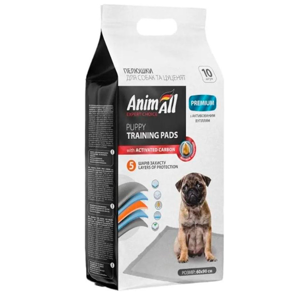 Пеленки одноразовые AnimAll Puppy Training Pads 10 шт для щенков