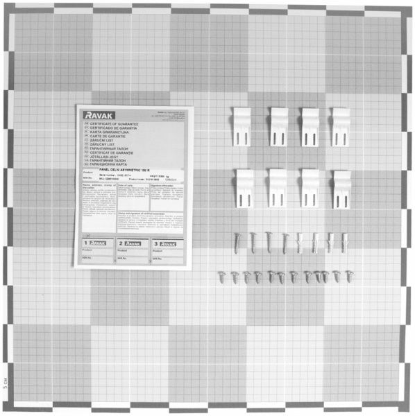 Панель для ванни Ravak Asymmetric 150 R з кріпленням