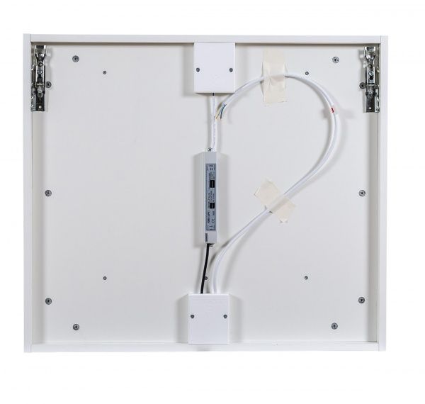 Зеркало ScandiSPA Edda белый 80 см с LED-подсветкой и выключателем 