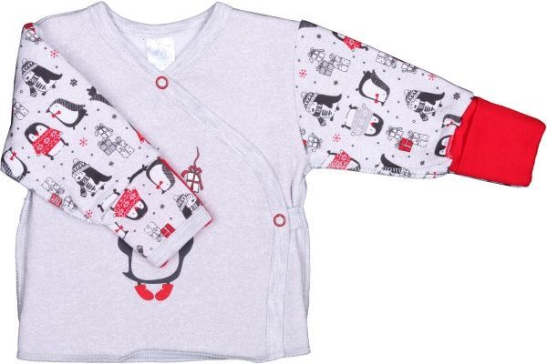 Распашонка детская Baby Veres Penguins р.62 красный 