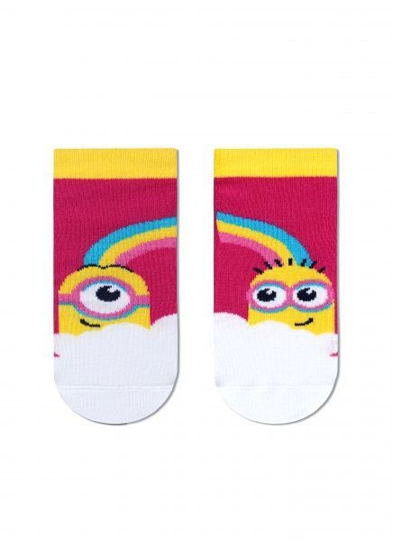 Носки детские Брестские 3095 Minions (укороченные) 275 р.11-12 фуксия 