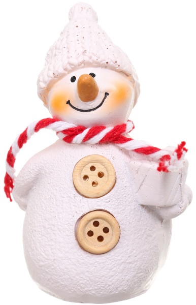 Декоративна фігура у формі сніговика APF471140 7,5 см 
