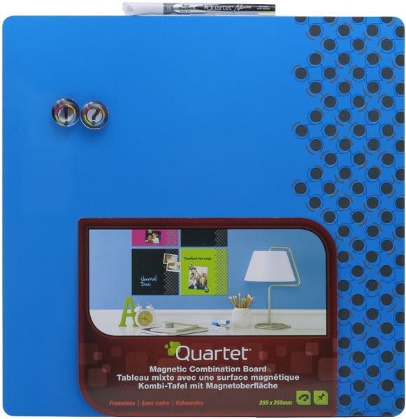 Дошка магнітно-маркерна Rexel Quartet 1903895 355x355 мм синя 
