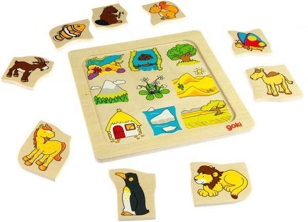 Игра-пазл GoKi Где я живу 56725