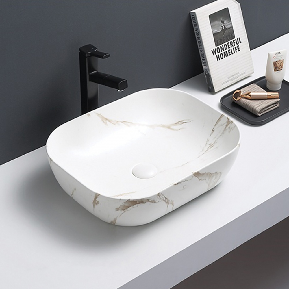 Умывальник-чаша Doosh MARMUR DO-TS-01 Marble light