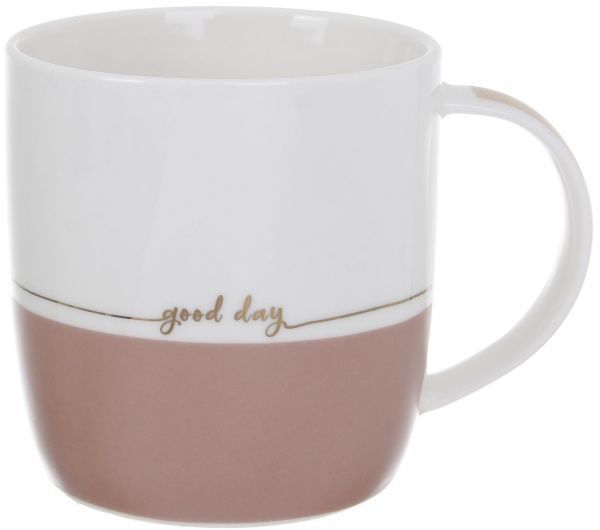 Чашка Good Day White 360 мл порцеляна Fiora