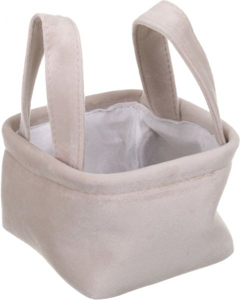 Корзина Velur 14х14х10 см бежевый