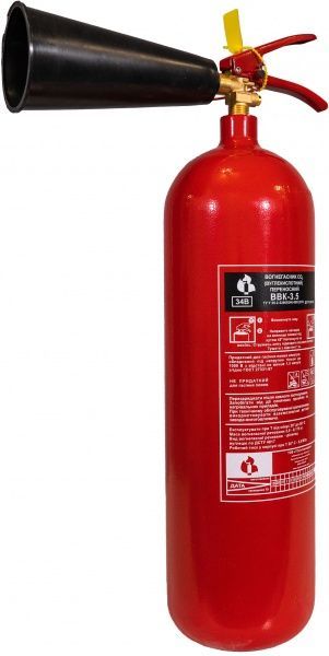 Огнетушитель углекислотный Пожзахист ВВК-3,5 