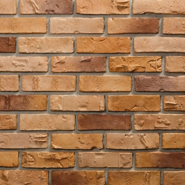 Плитка бетонная прямая Саватекс Декор Кирпич старый бежевый 0,45 кв.м 