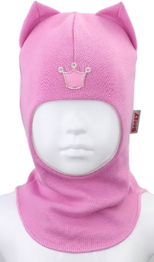 Шапка для дівчинки Beezy Кішка р.47-49 світло-рожевий 1750 