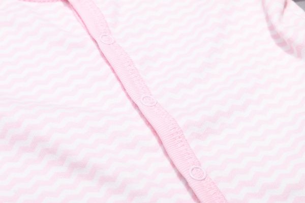 Комбінезон Bambinelli Зигзаг р.68 білий із рожевим 