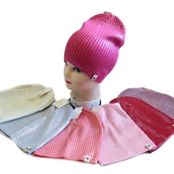 Шапка для дівчаток р.52-54 в асортименті 2185 