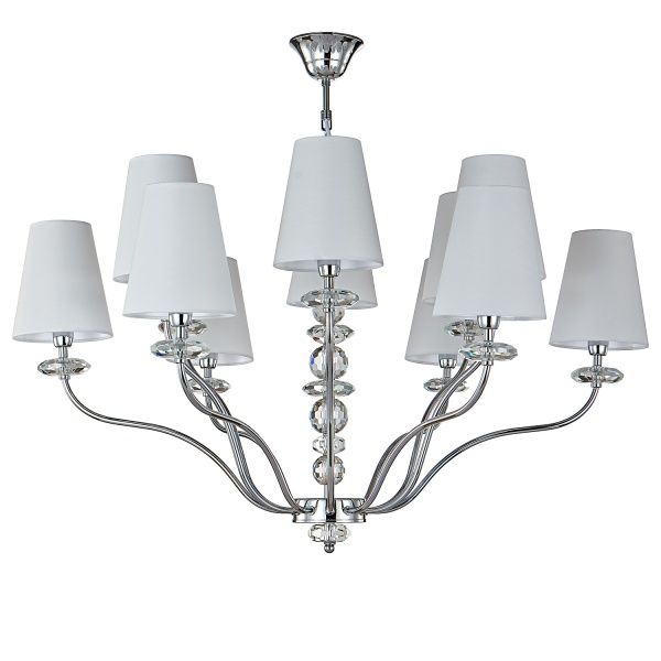 Люстра подвесная Victoria Lighting 12x40 Вт E14 хром Dominica/SP12 chrome 