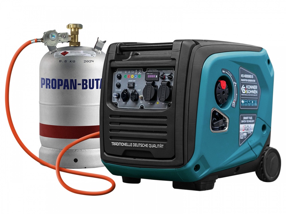 Генератор комбинированный Konner&Sohnen 3,5 кВт / 4 кВт KS 4000iEG S