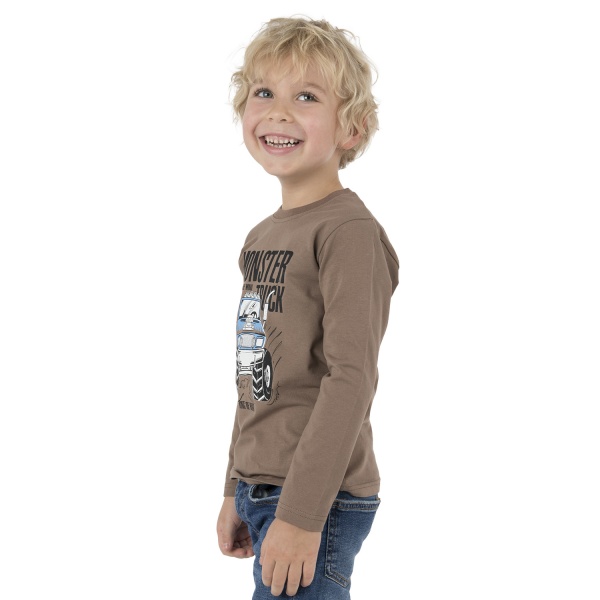 Джемпер для хлопчика Funtime Monster truсk р.104 бежевий 