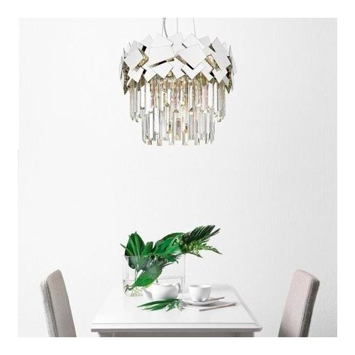 Люстра подвесная Zuma Line Quasar 5x40 Вт E14 хром 