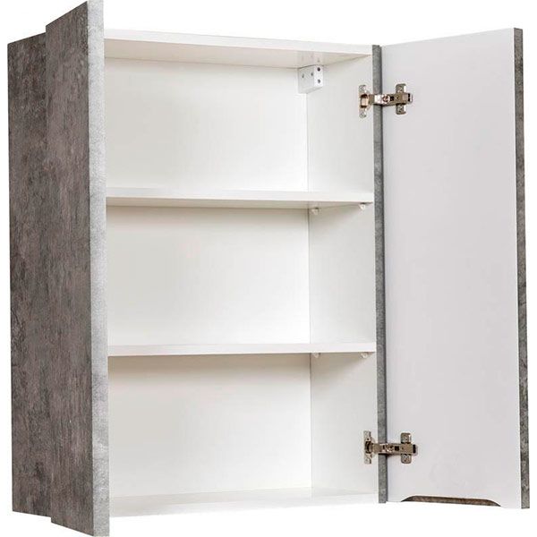 Шкаф подвесной Aqua Rodos Акцент серыймрамор