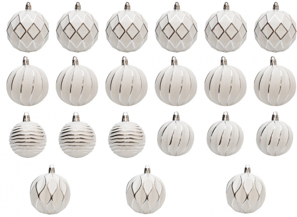 Набор елочных шаров 892616 21 шт./уп.