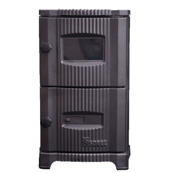 Піч-буржуйка Duval Surel EM-5151 матова чорна