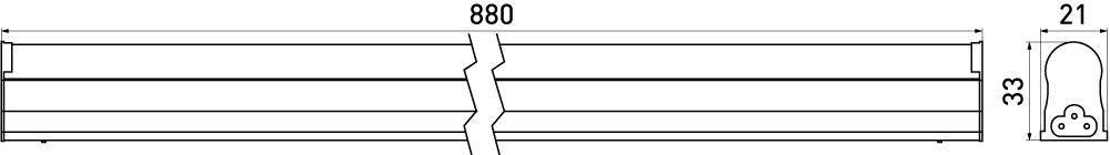 Светильник линейный E.NEXT e.LED.сh.stand.T5B900.12.4500 12 Вт 4500 К нейтральный l0810015