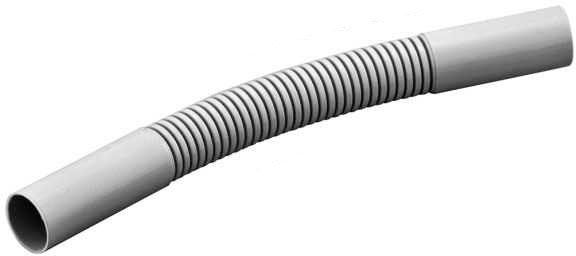 Поворот труба-труба ОМіС гнучкий гофрований D25 мм 
