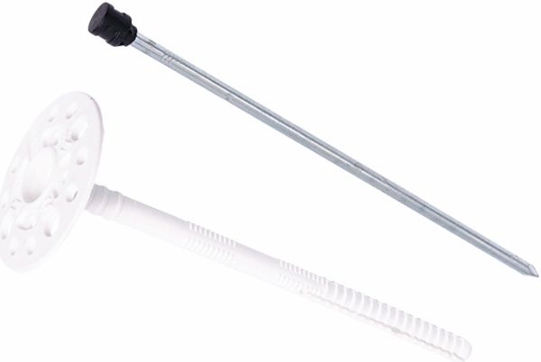 Дюбель фасадный для теплоизоляциидля минеральной ваты с термомостом 10x260 мм 5 шт. Expert Fix