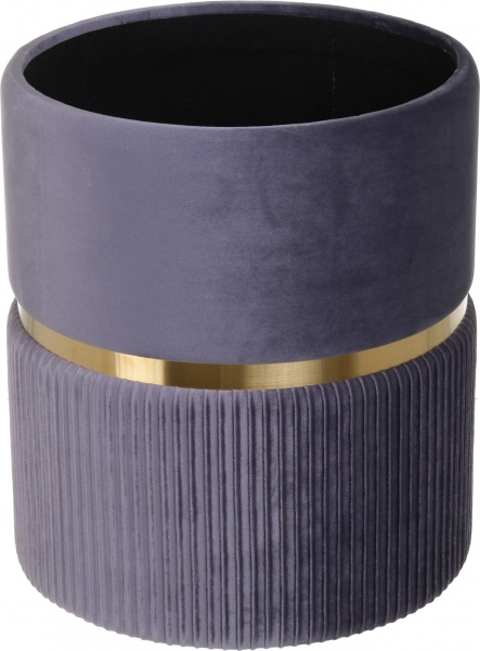 Скриня-пуф Bernard 36х36х44см темно-сірий 