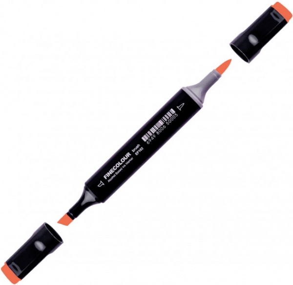 Маркер спиртовой FINECOLOUR EF102-214 красновато-оранжевый 