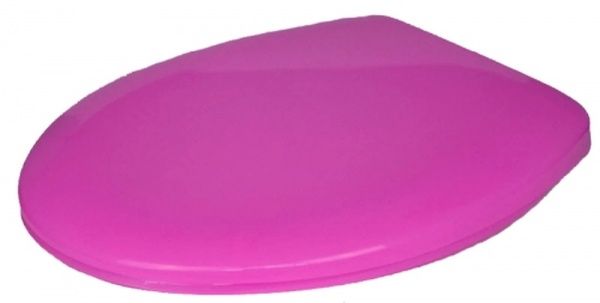 Сиденье для унитаза с крышкой СУ-1.5 розовое