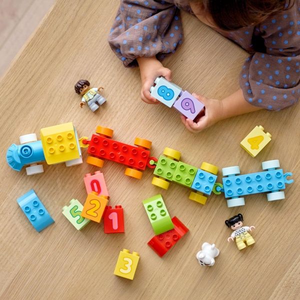 Конструктор LEGO DUPLO Поезд с цифрами — учимся считать 10954