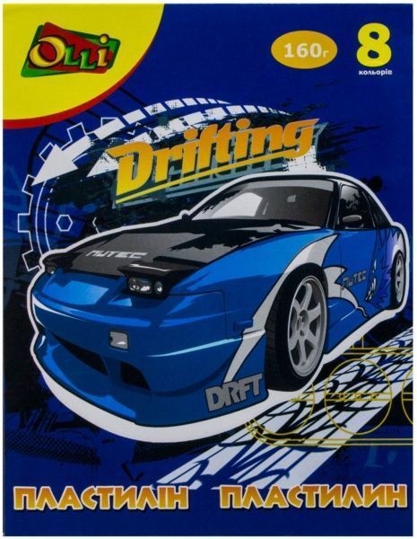 Пластилин Drifting 8 цветов Olli