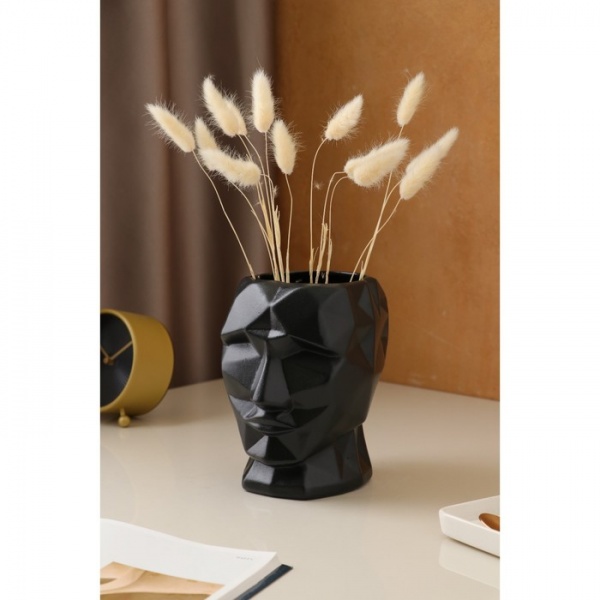 Ваза керамическая Nana ceramics Кай 19 см черный муар 