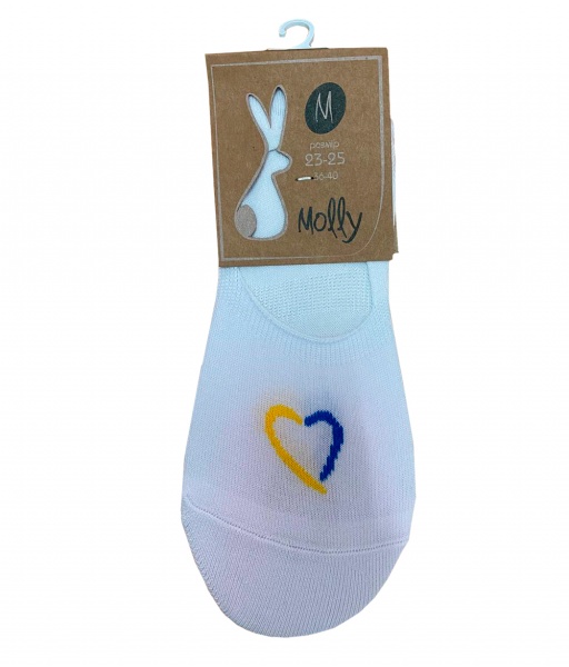 Следы Molly Сердце р. 23 белый 