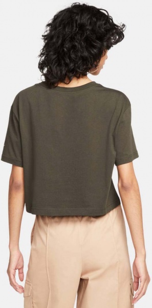 Футболка Nike TEE CROP FW DQ3309-355 р.XL сірий