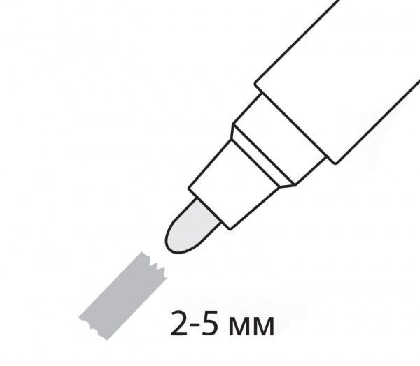 Маркер меловой белый МБ