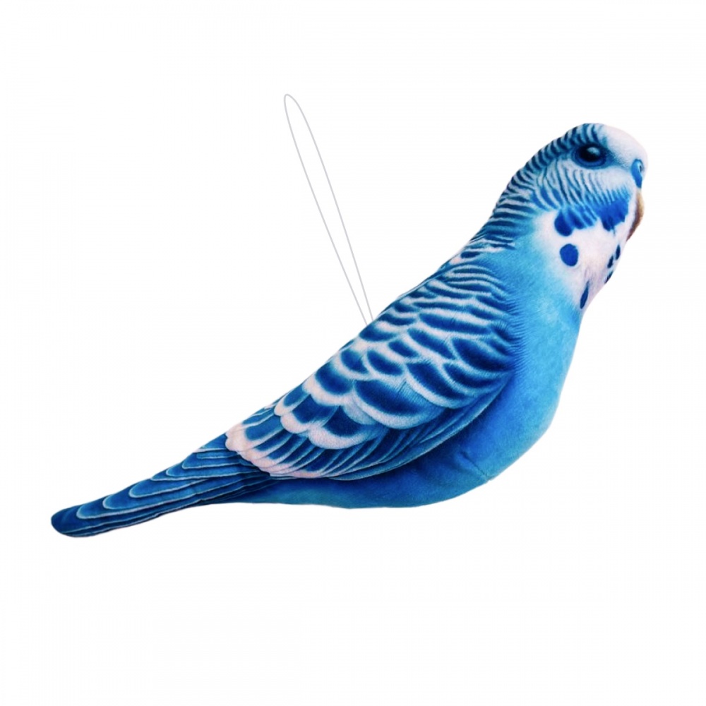 М'яка іграшка подарункова INKATOYS Папуга блакитний із принтом PRIP0_SU