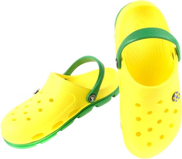 Сабо Jose Amorales р.44 желтый-салатовый