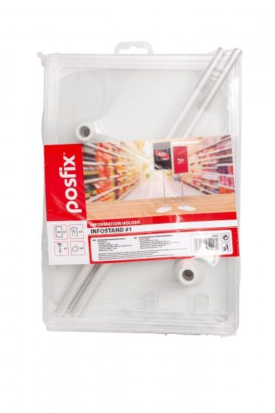 Стійка інформаційна INFOSTAND #1 прозора